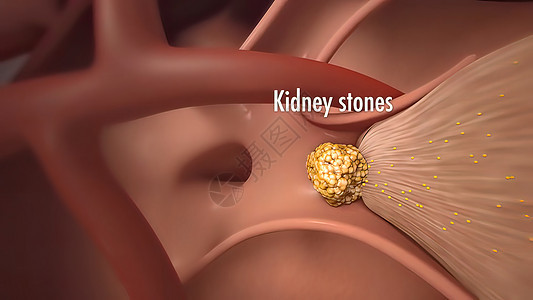 人体肾结石的历程药品医疗肾脏插图石头病理器官解剖学身体肾病背景图片
