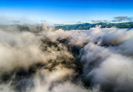 在北卡罗利纳马吉吉谷地的自然风景蓝色叶子山脉数控国家天线大路森林日落精神图片