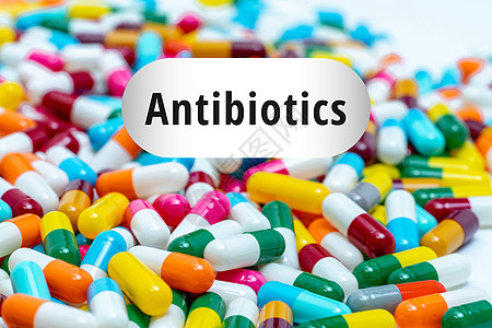 一堆多色抗生素胶囊药丸 抗生素耐药性概念 处方药 超级细菌的概念 抗生素用药合理搭配 抗菌药物药理学图片