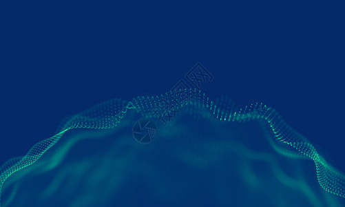 抽象的蓝色几何背景 连接结构 科学背景 未来技术 HUD 元素 连接点和线 大数据可视化和商业网络三角形圆圈宇宙线条插图墙纸边缘图片