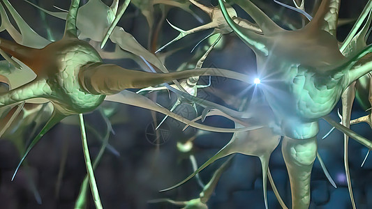 人脑神经元中枢在行动 电动脉冲科学身体神经元头脑辉光细胞网络核子信号生物图片