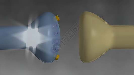 中子松动神经飘移剂分子系统生理卫生插图细胞学胞吐冲动发射电脉冲信号图片