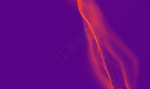 抽象紫色几何背景 连接结构 科学背景 未来技术 HUD 元素 连接点和线 大数据可视化和商业网络插图宇宙三角形黑色圆圈线条墙纸边图片