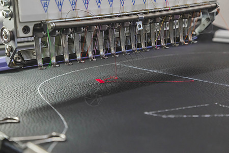刺绣机制造业工具缝纫人造物设计作坊工业时装产业材料图片