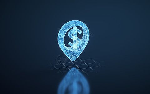 有数字线路结构的货币标记 3D转换金融储蓄渲染银行业现金交易导航交换订金商业图片