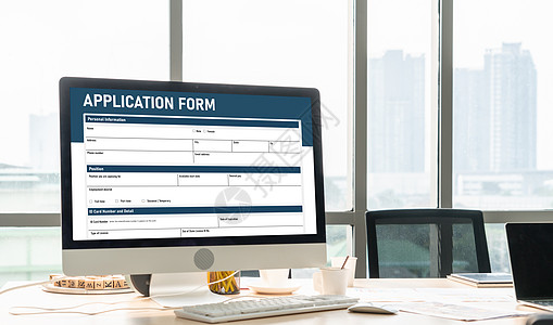 微调注册在线申请表表格大学人士会员用户数据展示工作顾客商业办公室图片