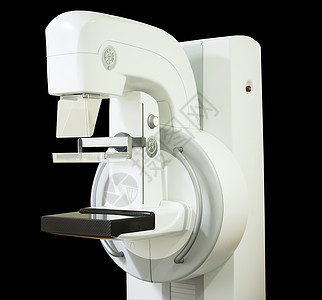 用于在医院的黑背景上进行乳房检查的乳房X光照相机图片