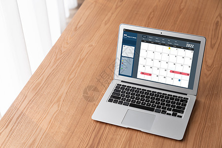 计算机软件应用日历 用于Modish计划时间表规划电脑监视器桌面笔记本调度商业技术网页屏幕人士图片