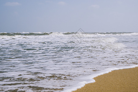 海面海浪无缝 水下卡通液体形态河流和海洋背景 夏季和情感思想 海滩和沙子图片