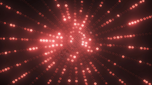 3d 渲染红色圆圈 led 主播背景图片