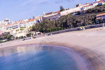 葡萄牙Sines市的舞台和沙滩图片