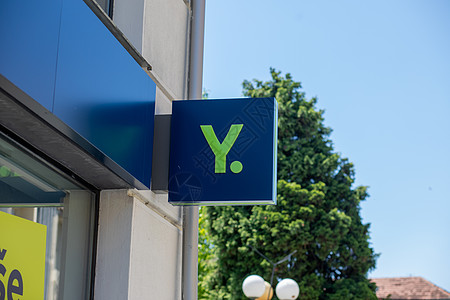 Yettel的 Logo 塞尔维亚主要的电信信息传播昏迷症推广建筑公司数据标识品牌网络广播建筑学技术图片