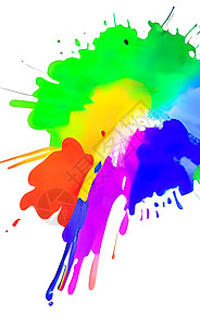 多颜色油漆的抽象背景 Name彩虹纤维蓝色水彩染料紫色草图坡度中风插图图片