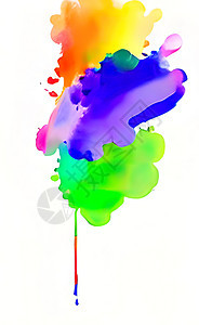 多颜色油漆的抽象背景 Name艺术纤维染料墙纸坡度印迹刷子彩虹帆布紫色图片