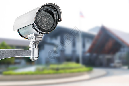 闭路电视闭路摄像机 现代办公楼建设中的电视监控 安全系统概念土匪间谍记录隐私办公室生活电缆镜片技术街道图片
