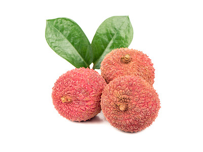 3个立叶水果美食原油李子素食主义者营养树叶热带情调食物皮革图片