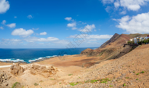 拉伊尔塔半岛大加那利群岛地质学半岛水晶蓝色小路火山石窟器官港口远足图片