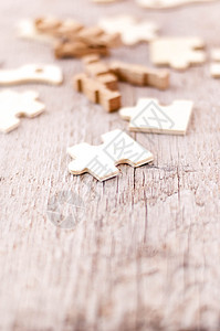木砖拼图挑战团队游戏创造力商业桌子团体解决方案木头白色图片