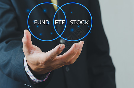 手商务人士图标 ETF 交易所交易基金虚拟屏幕互联网业务股票市场金融指数基金概念库存财富生长帐户人士摄影商务商业经纪人零售图片