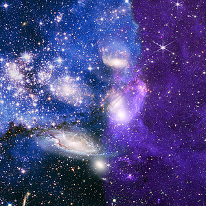 银河和光 外太空的行星 恒星和星系展现太空探索之美 这张图片的元素由 NASA 提供科学物理学天体螺旋天空星云宇宙星星活力紫色图片