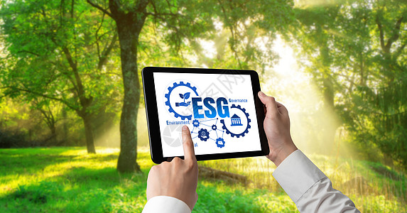 绿色企业转型 促进环境保护和ESSG业务概念的绿色商业转变回收控制板互联网生态投资经济社会技术涡轮网络图片