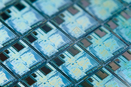 用于制造集成电路的电子设备中使用微晶片的硅瓦 全机高技术宏观背景  单位 千兆赫创新微电子处理器危机水晶电路硬件单晶记忆制造业图片