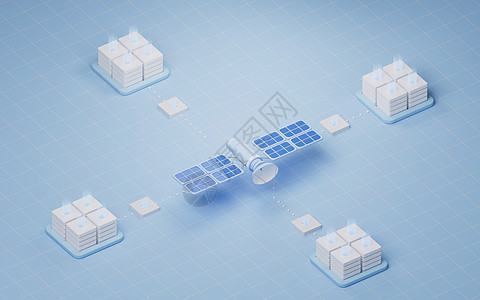 空间轨道卫星 航空航天和通信概念 3D投影系统飞船车站雷达数据库服务器电讯中心计算硬件网络图片