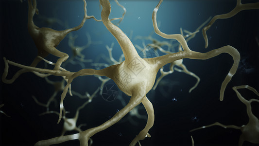 3d 使新细胞连接世界抽象神经元器官生物学神经下丘脑内分泌膀胱卫生专注保健图片