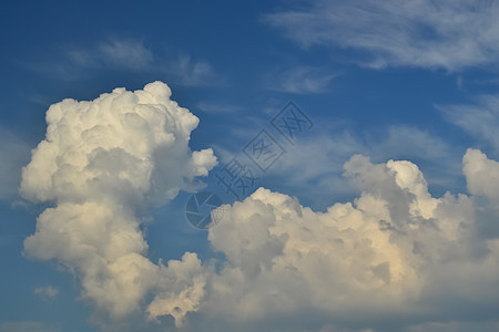 蓝蓝天空 有云彩的蓝蓝背景自然图片