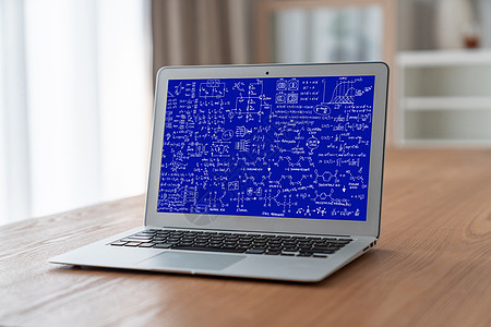 计算机屏幕上的数学方程式和摩式公式Name学生大学知识教育软件代数学校电脑笔记本商务图片