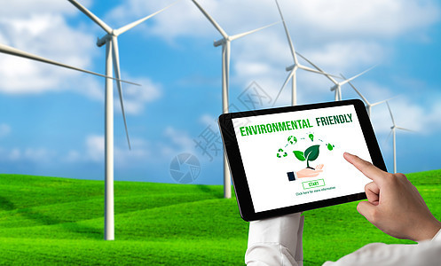 绿色企业转型 促进环境保护和ESSG业务概念的绿色商业转变活力控制板金融投资技术地球公司战略农场风力图片