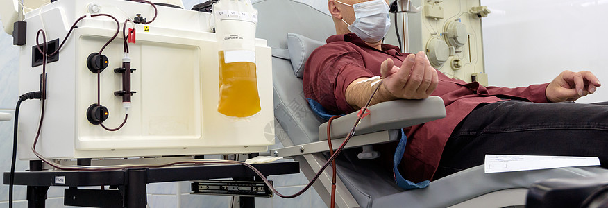患有冠状病毒Covid19的自愿者捐血 他们感染了一种疾病医生活动志愿者治疗乐器滴管实验室广告男人女士图片