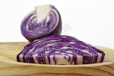 紫色卷心菜或红色卷心菜分离器饮食白色蔬菜营养收成生产多叶照片食物排毒图片