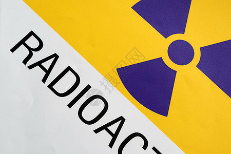 将辐射危险符号电离化为背景材料标志警报标签图标放射性安全物流环境运输图片