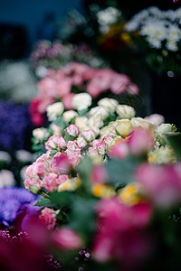 花店 花卉组成 花卉摘要背景产品市场贸易店铺爱好花园花束黄色礼物季节图片