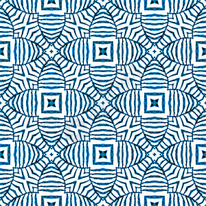 Mosaic 无缝无缝模式 蓝色光辉的波霍奇奇图片