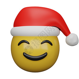 圣诞节和新年表情3d情感玩具符号乐趣假期喜悦卡通片节日图片