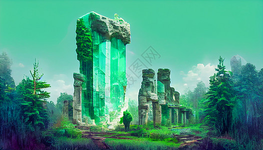 3D由巨大抽象的保证物 化为石块废墟宏观钻石玻璃电气石宝石地质学奢华矿物游戏财富图片