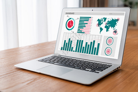 商业数据仪表板提供时尚商业情报分析分析工具图表电脑互联网办公室笔记本金融分析师报告小样人士图片
