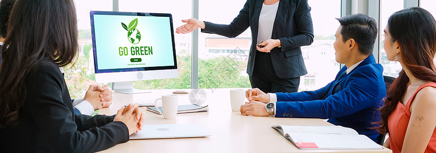 绿色企业转型 促进现代公司企业的绿色企业改革办公室海报屏幕回收团队生物地球力量笔记本人士图片