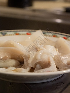 在家准备和烹饪一种亚得里亚海切面鱼美味乌贼钓鱼美食墨水手臂食物鱿鱼厨房饮食图片