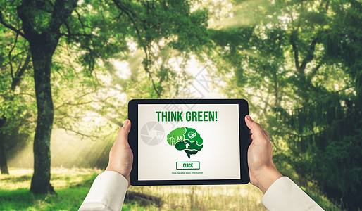 绿色企业转型 促进环境保护和ESSG业务概念的绿色商业转变回收力量农场控制板社会思考涡轮药片风车网络图片