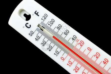 温度计上26摄氏度和80华氏度铁板季节气氛热浪气候仪表环境天气预测测量图片