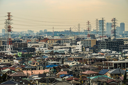 川崎市 从花园可以看到管道天空旅游植物工业区建筑群夜景摩天大楼城市工业图片