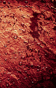 城市红墙背景木头地球古石蓝色水分模具锈斑石膏划痕垃圾图片
