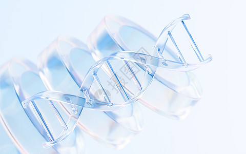 透明玻璃DNA结构 3D投影生物螺旋化学品基因组医学技术药品实验室科学生活图片