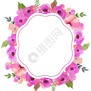 彩礼婚礼概念 装饰式贺卡或邀请函设计背景 请访问叶子和花朵图片
