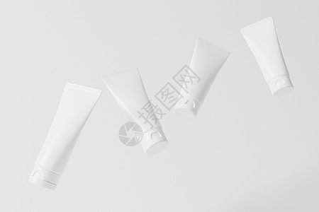 3D型代谢立体装箱白板制成的白板模具瓶子洗剂陈列柜皮肤营销管子3d小样样机塑料图片
