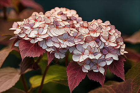 蒂芬尼·莱拉 配有红菜花和鲜花图片