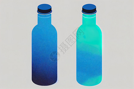 透明 现实的矿泉水塑料瓶给你用图片